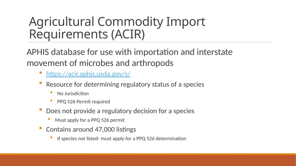 US Regulation of Biocontrol Products November, - slide 9 of 17
