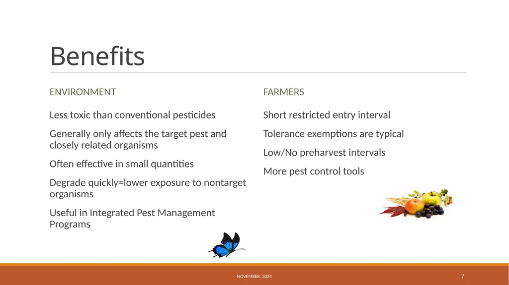 US Regulation of Biocontrol Products November, - slide 7 of 17