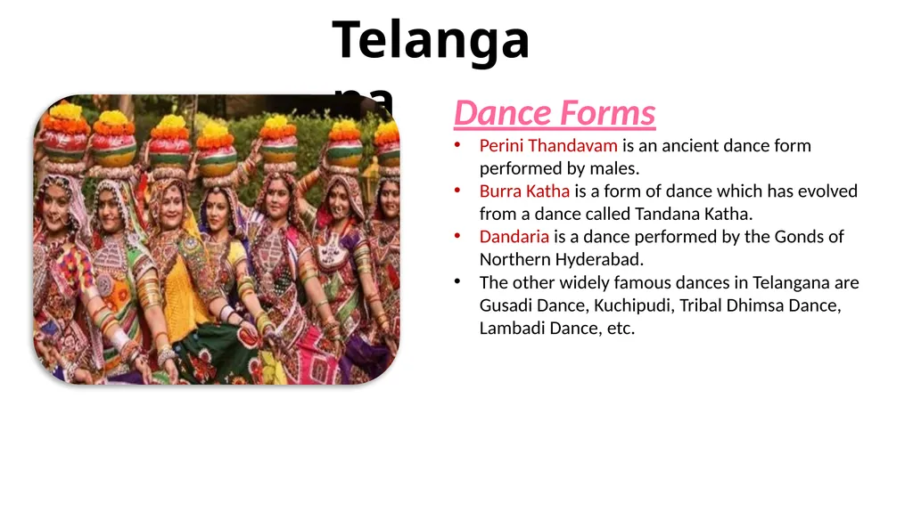 Ek Bharat Shreshtha Bharat HARYANA & TELANGANA - slide 8 of 13