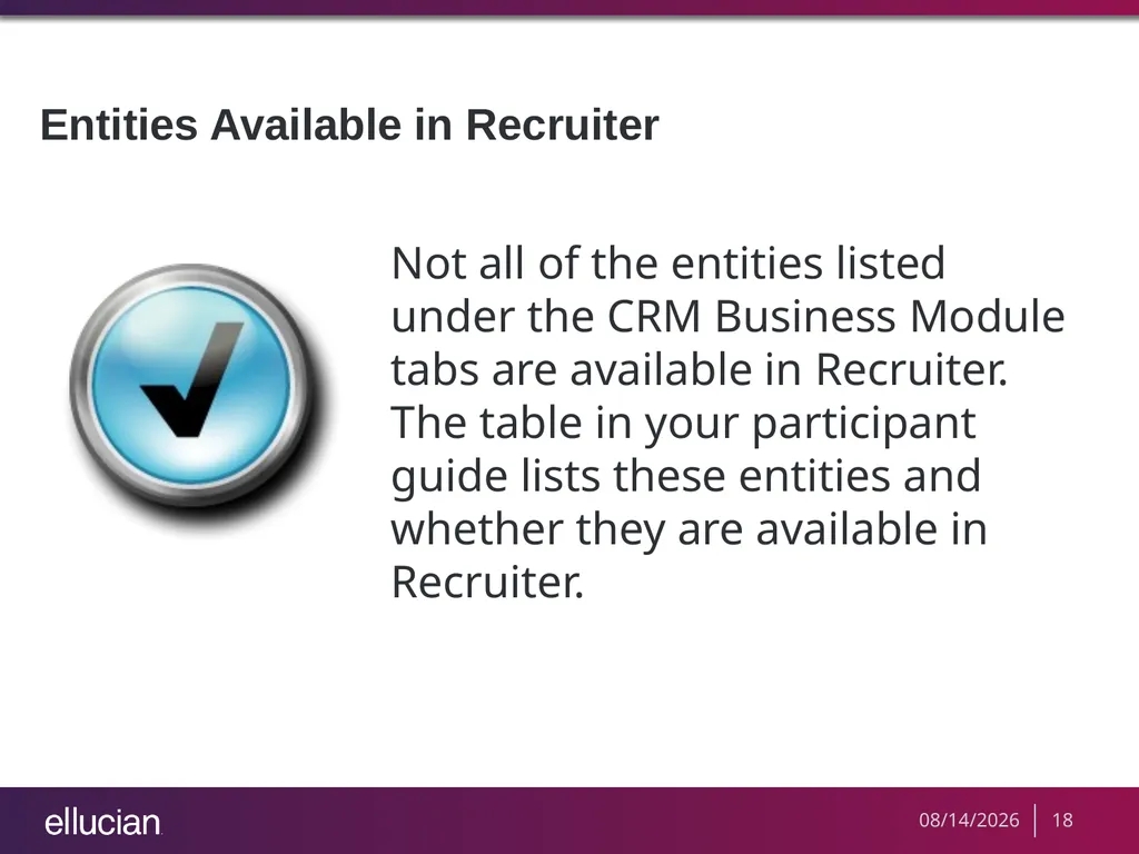 Managing Recruiter Security Roles Objectives - slide 18 of 37