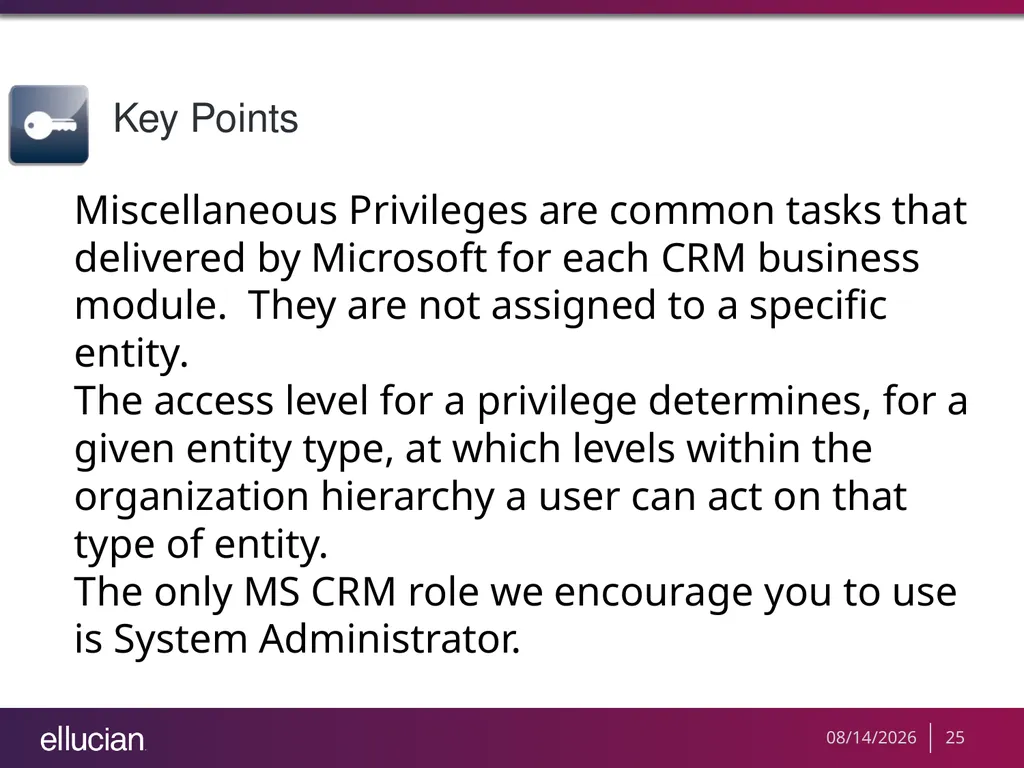 Managing Recruiter Security Roles Objectives - slide 25 of 37