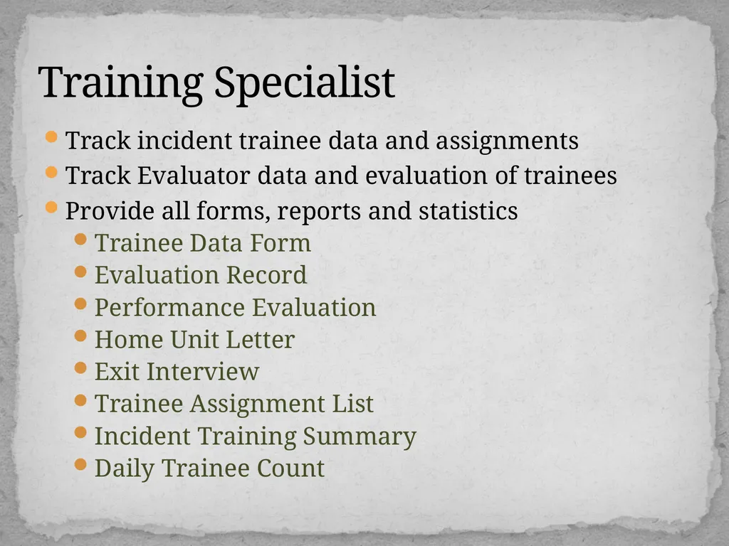 User Roles Add User Accounts to e-ISuite from iNAP - slide 11 of 11