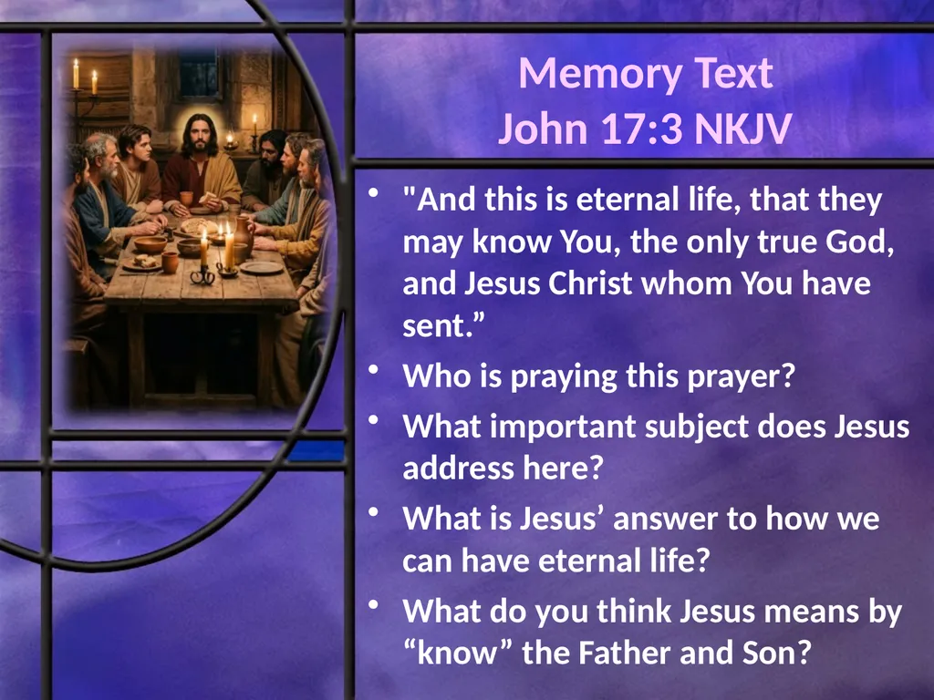 Growing in a Relationship with God Lesson 2 To - slide 2 of 21