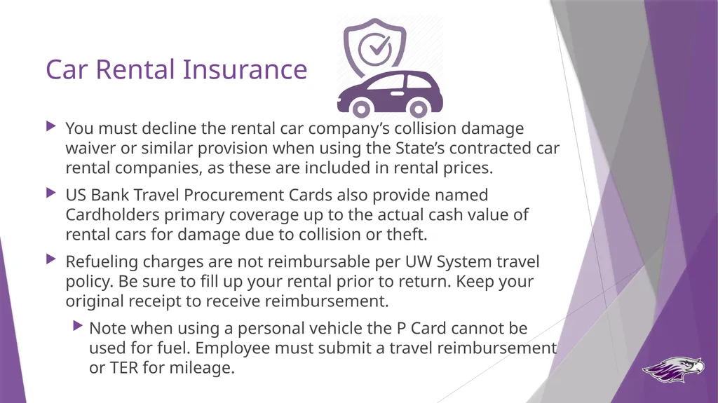 Procurement Card Travel Program Travel Procurement - slide 16 of 20