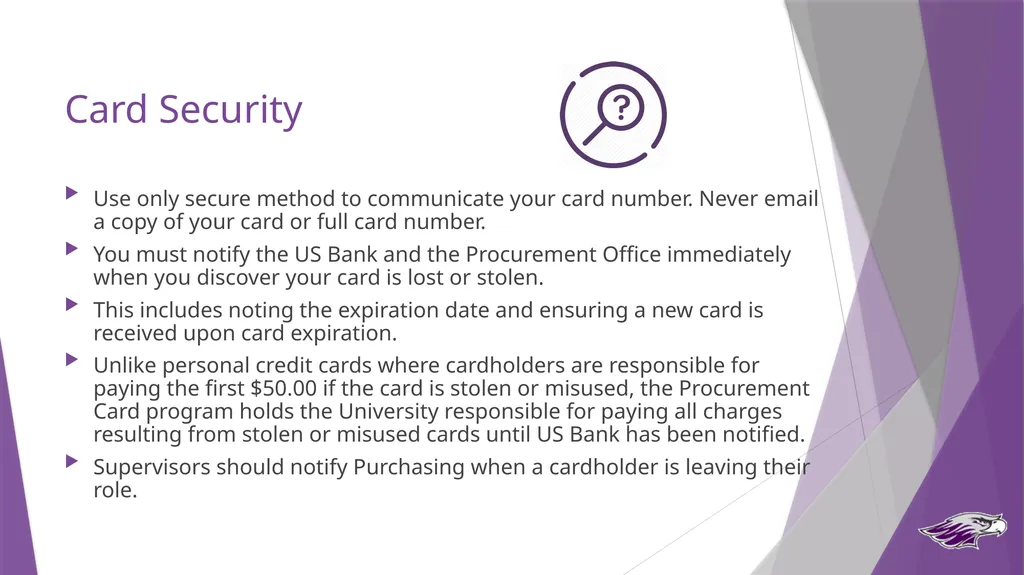 Procurement Card Travel Program Travel Procurement - slide 6 of 20