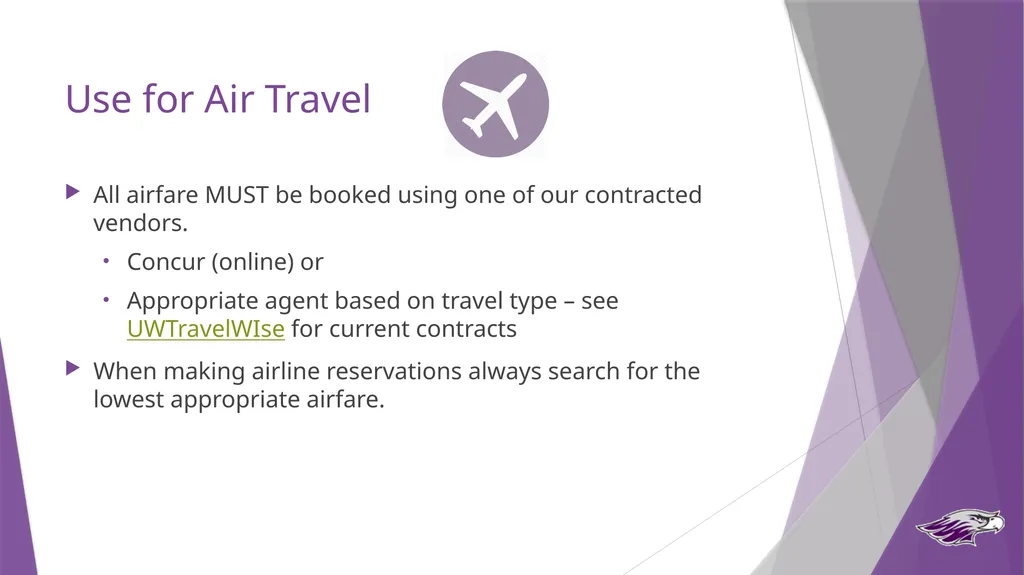 Procurement Card Travel Program Travel Procurement - slide 12 of 20