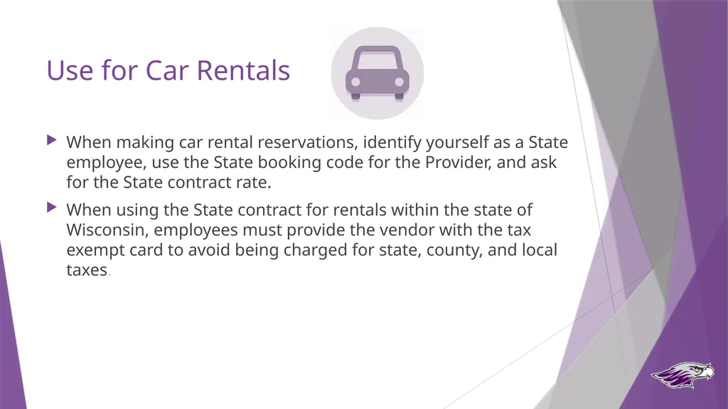 Procurement Card Travel Program Travel Procurement - slide 14 of 20