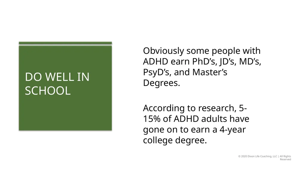 The Mysterious paradox of being a high achiever - slide 11 of 23
