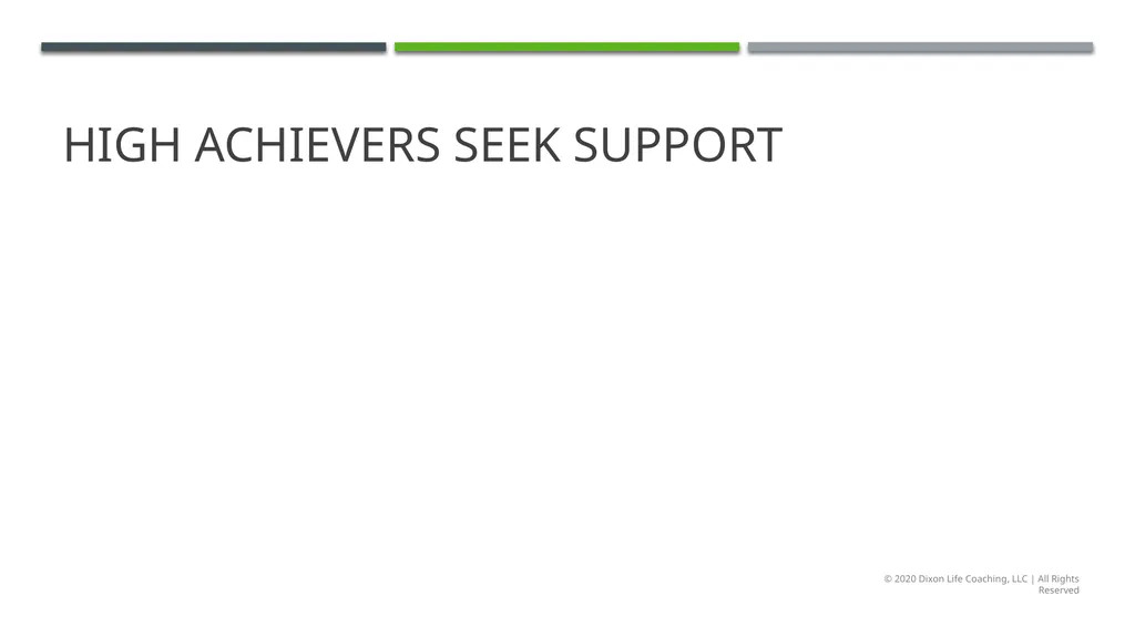 The Mysterious paradox of being a high achiever - slide 17 of 23