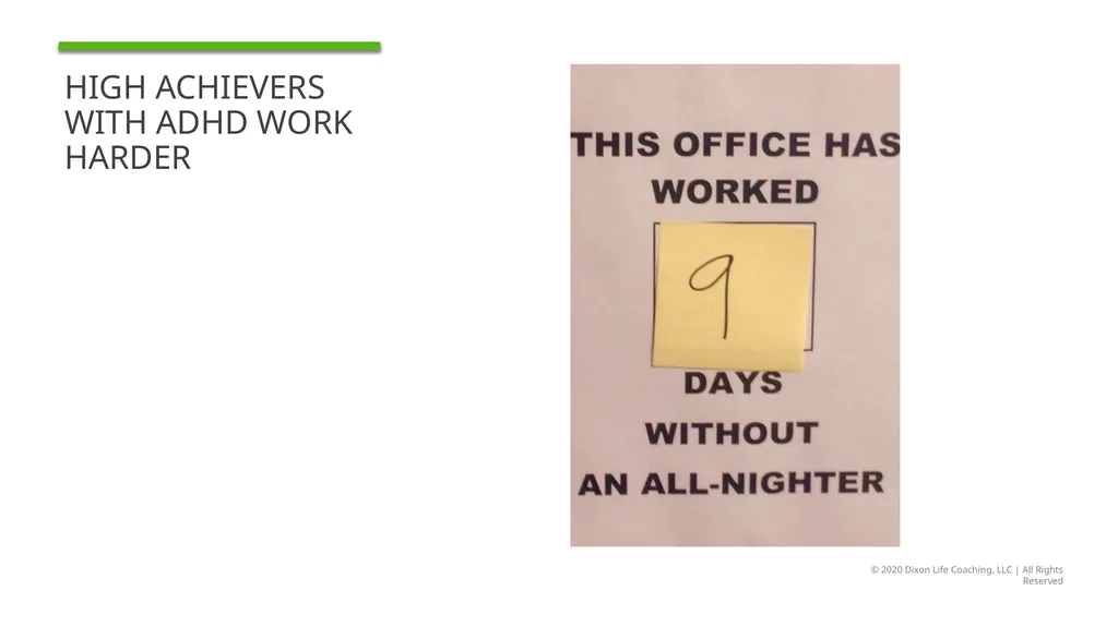 The Mysterious paradox of being a high achiever - slide 14 of 23