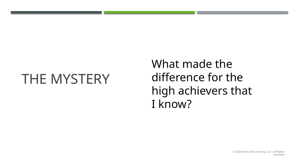 The Mysterious paradox of being a high achiever - slide 7 of 23