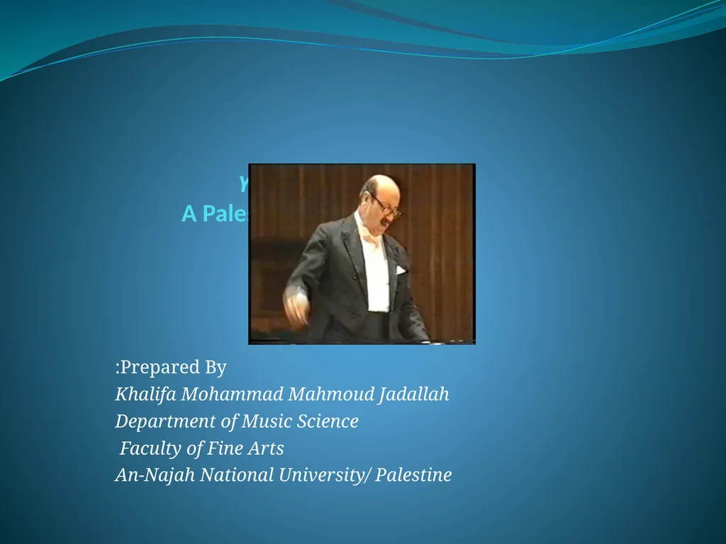 Jerusalem Symphonic Poem for the Palestinian - slide 2 of 18