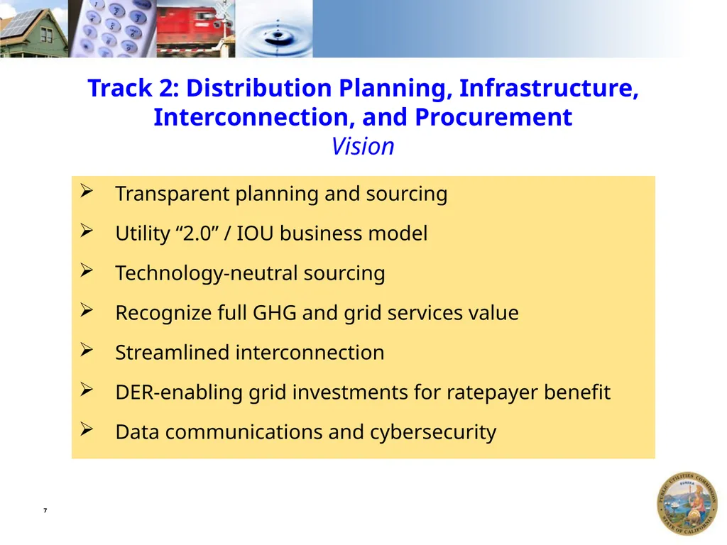 DER ACTION PLAN UPDATE California Public Utilities - slide 7 of 13