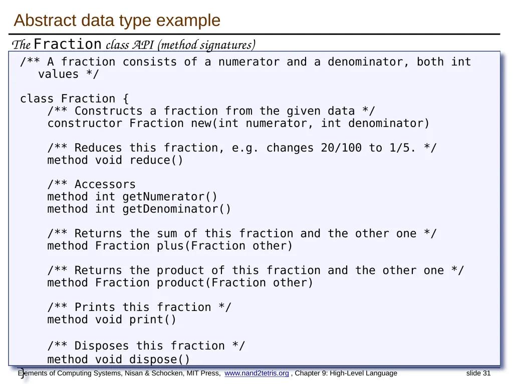 www.nand2tetris.org Building a Modern Computer - slide 31 of 55