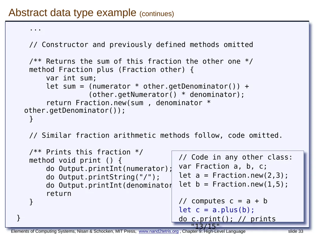 www.nand2tetris.org Building a Modern Computer - slide 33 of 55