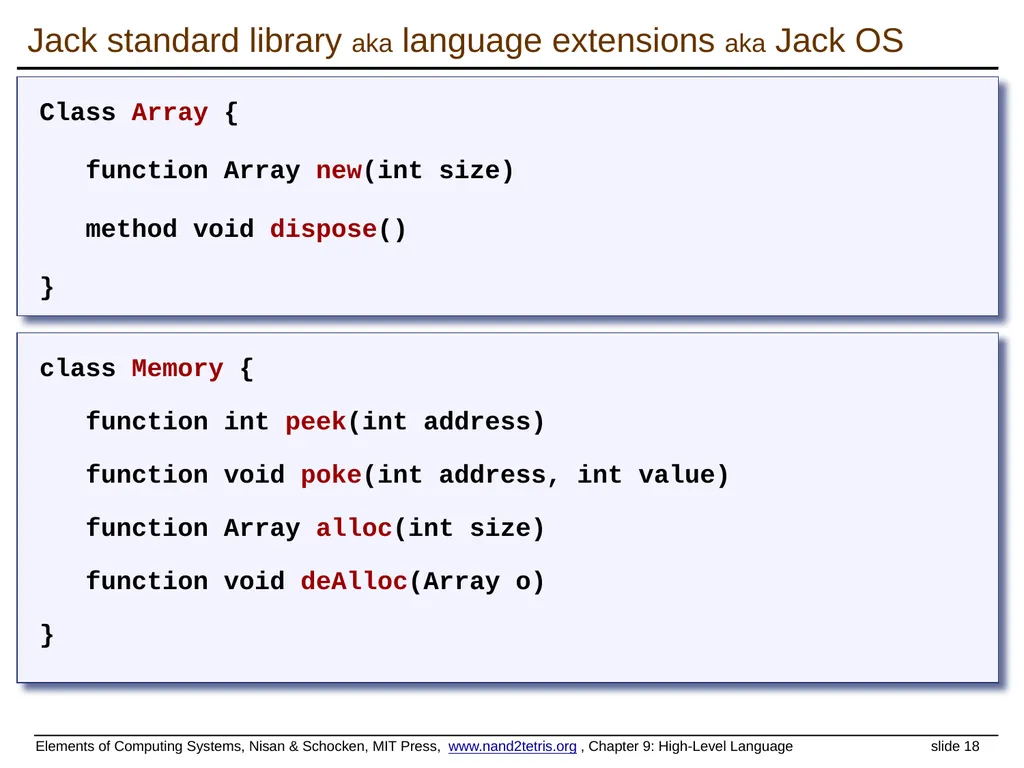 www.nand2tetris.org Building a Modern Computer - slide 18 of 55
