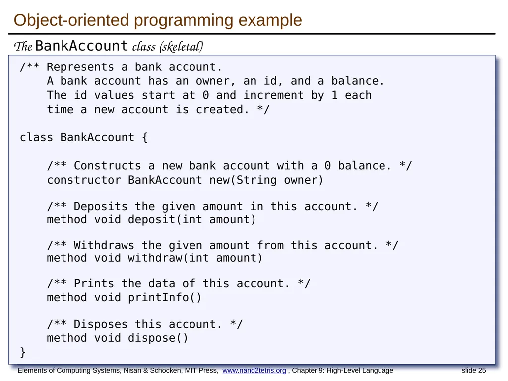 www.nand2tetris.org Building a Modern Computer - slide 25 of 55