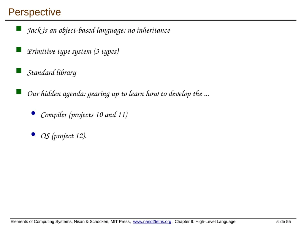 www.nand2tetris.org Building a Modern Computer - slide 55 of 55