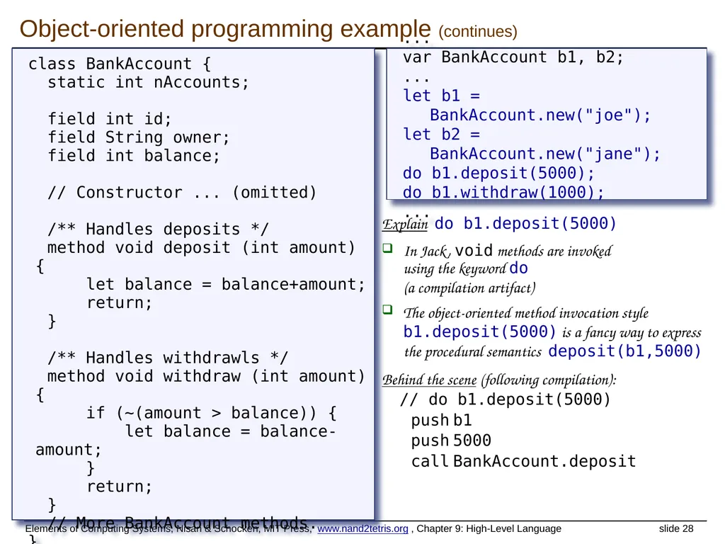 www.nand2tetris.org Building a Modern Computer - slide 28 of 55
