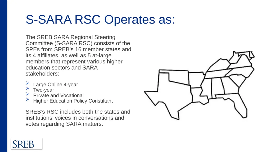 Elisa Jaden, Ed.S. Regional SARA Director - slide 4 of 25