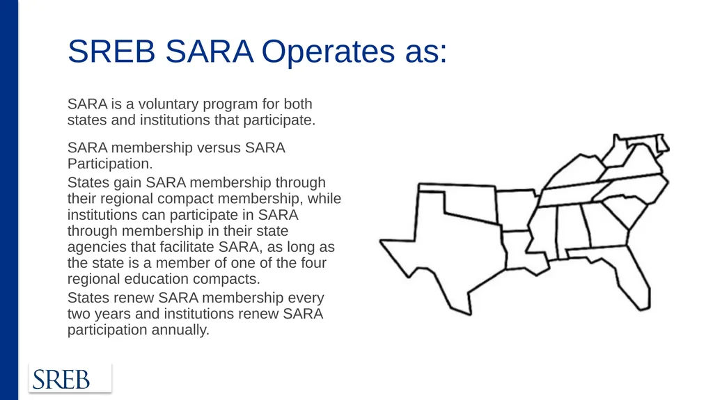 Elisa Jaden, Ed.S. Regional SARA Director - slide 3 of 25