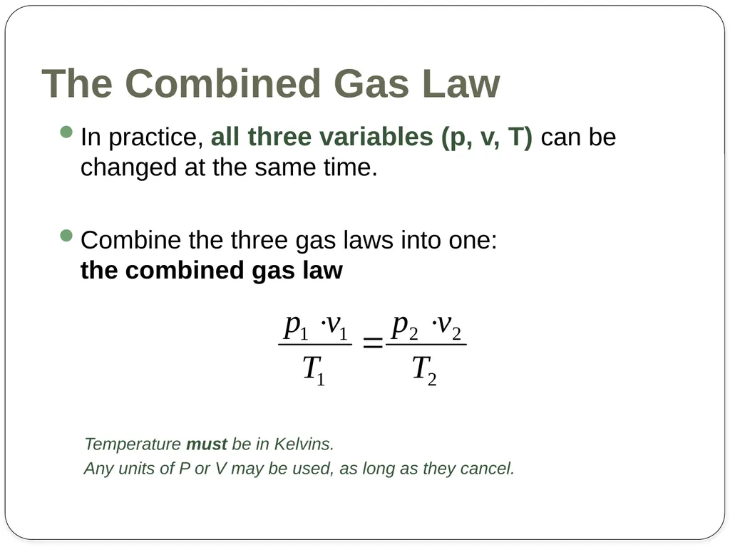 Sections 11.8 & 11.9 The Ideal Gas Relationships & - slide 21 of 24