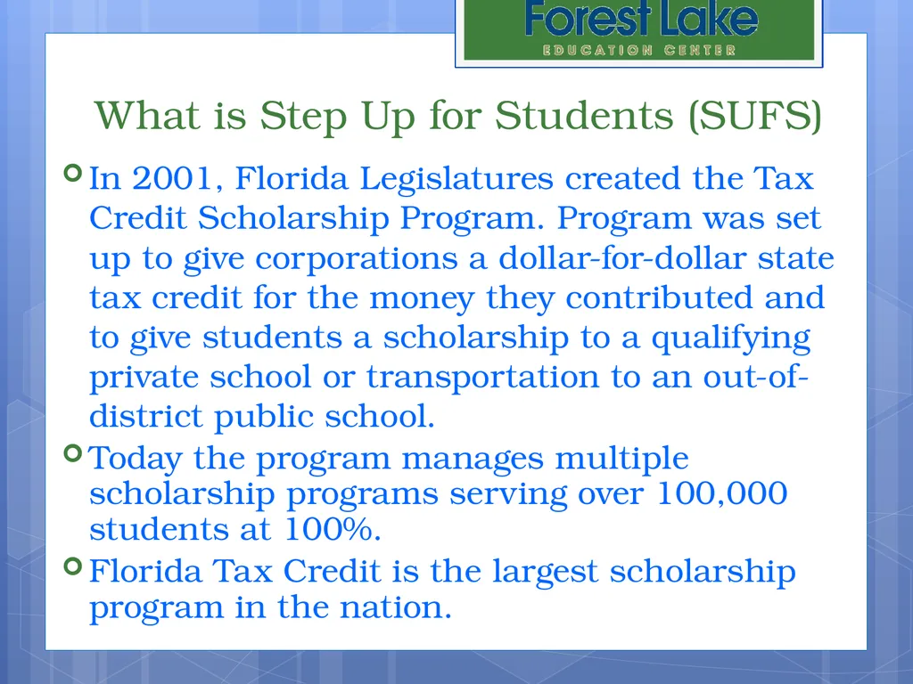 Student Scholarships & Best Practice Presented by: - slide 2 of 15