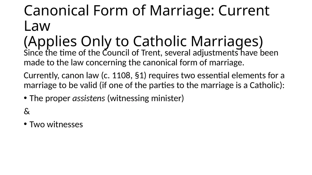 What Makes a Marriage Invalid? Very Rev. James M. - slide 13 of 50