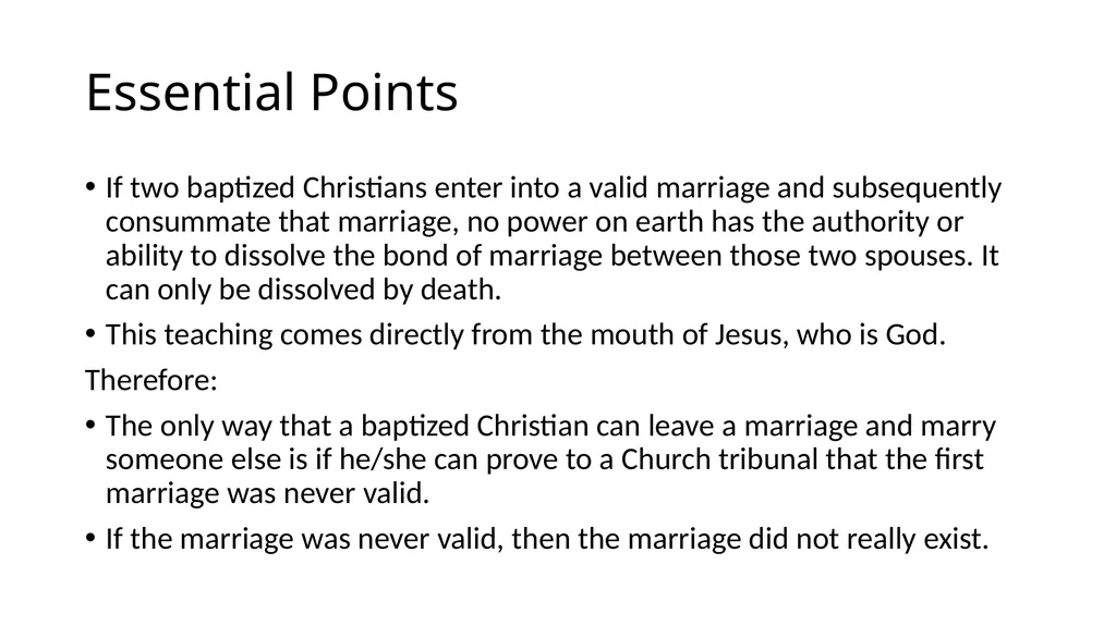 What Makes a Marriage Invalid? Very Rev. James M. - slide 2 of 50