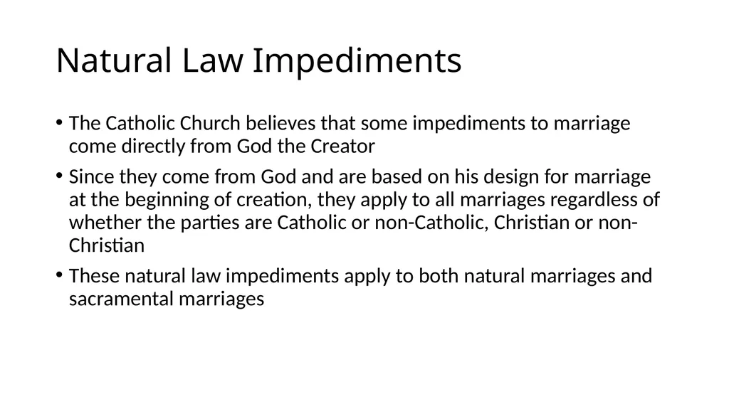 What Makes a Marriage Invalid? Very Rev. James M. - slide 21 of 50