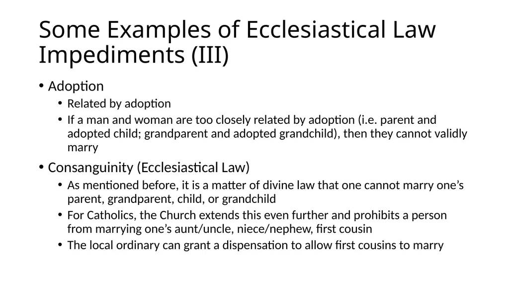 What Makes a Marriage Invalid? Very Rev. James M. - slide 26 of 50