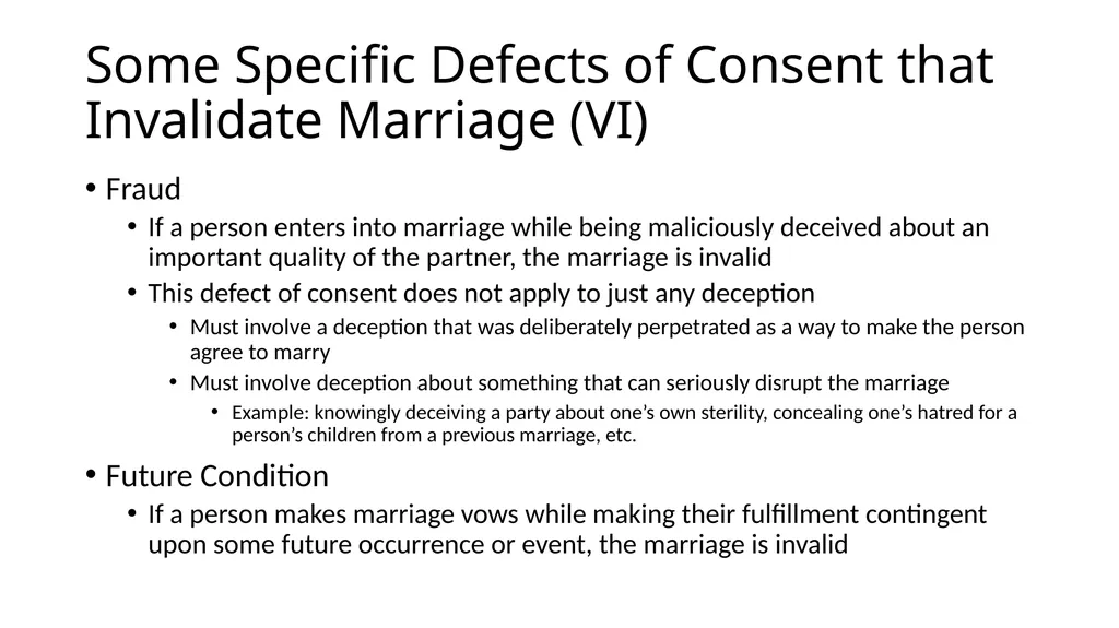 What Makes a Marriage Invalid? Very Rev. James M. - slide 35 of 50