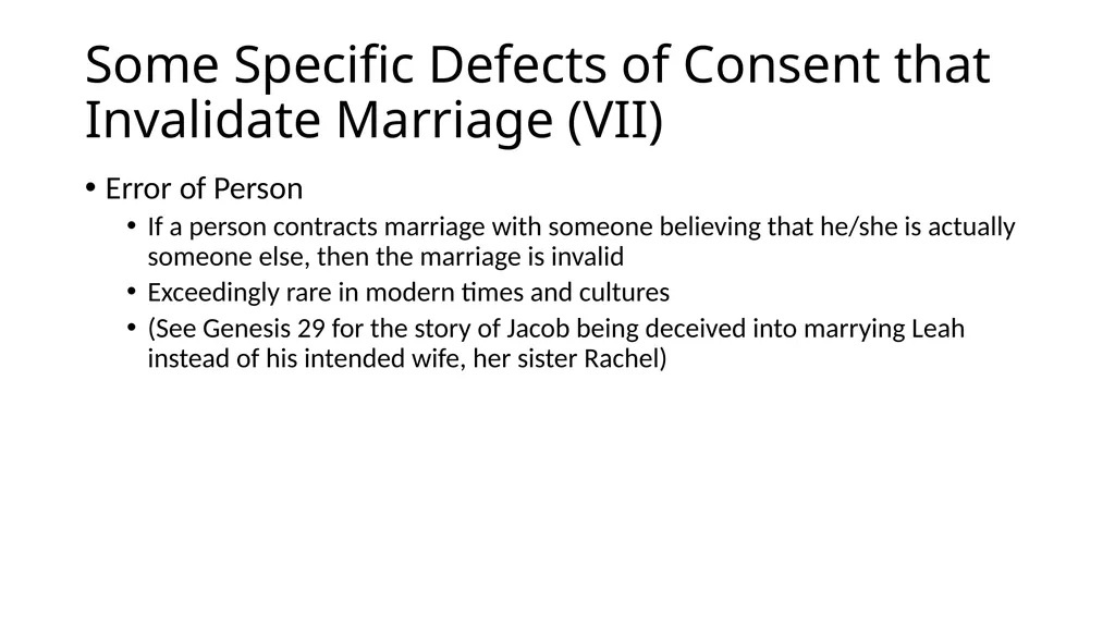 What Makes a Marriage Invalid? Very Rev. James M. - slide 36 of 50