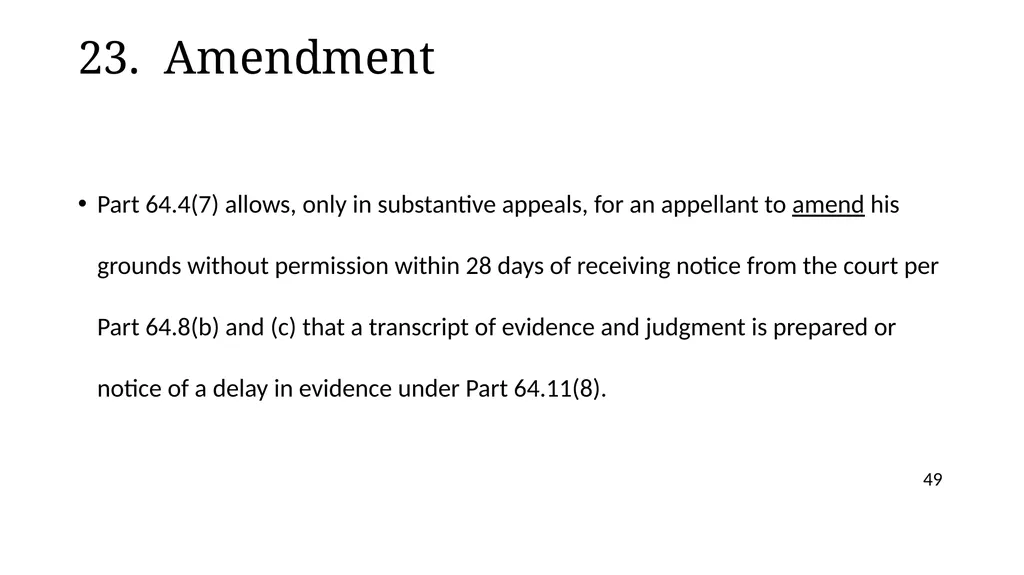 NOTICES OF APPEALS & GROUNDS OF APPEALS IAN L. - slide 49 of 60
