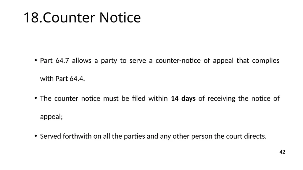 NOTICES OF APPEALS & GROUNDS OF APPEALS IAN L. - slide 42 of 60