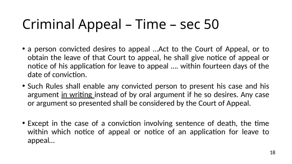 NOTICES OF APPEALS & GROUNDS OF APPEALS IAN L. - slide 18 of 60