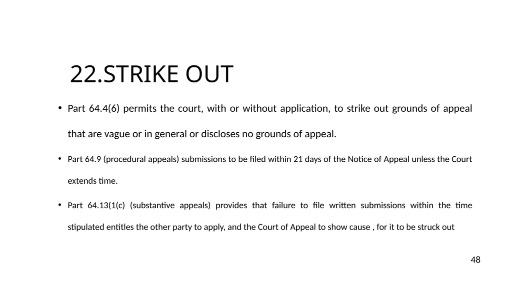 NOTICES OF APPEALS & GROUNDS OF APPEALS IAN L. - slide 48 of 60