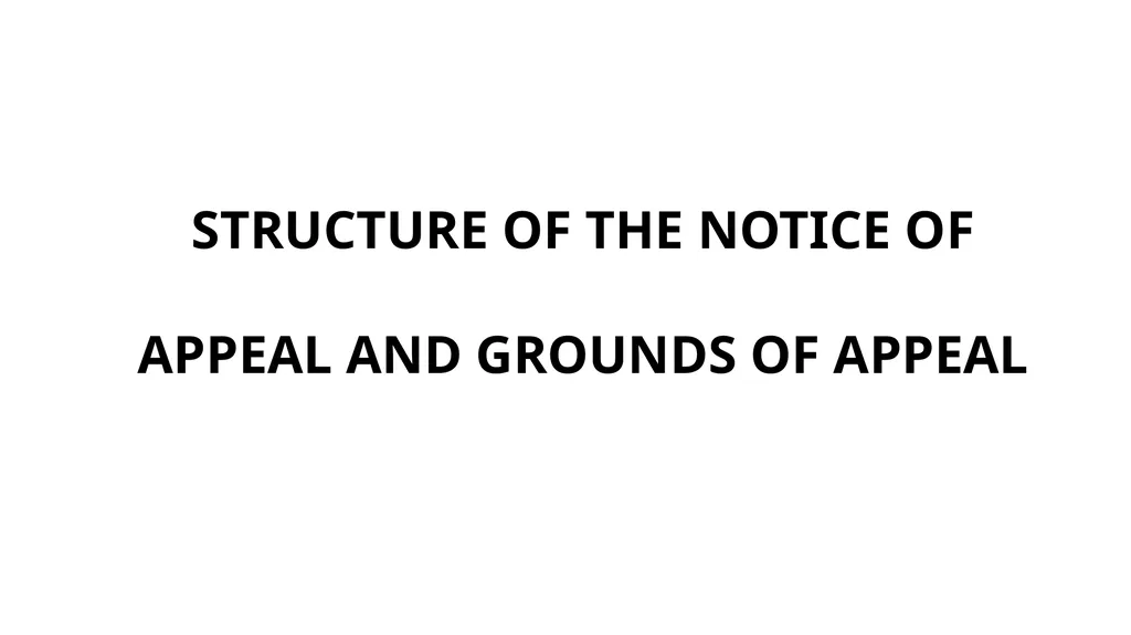 NOTICES OF APPEALS & GROUNDS OF APPEALS IAN L. - slide 43 of 60