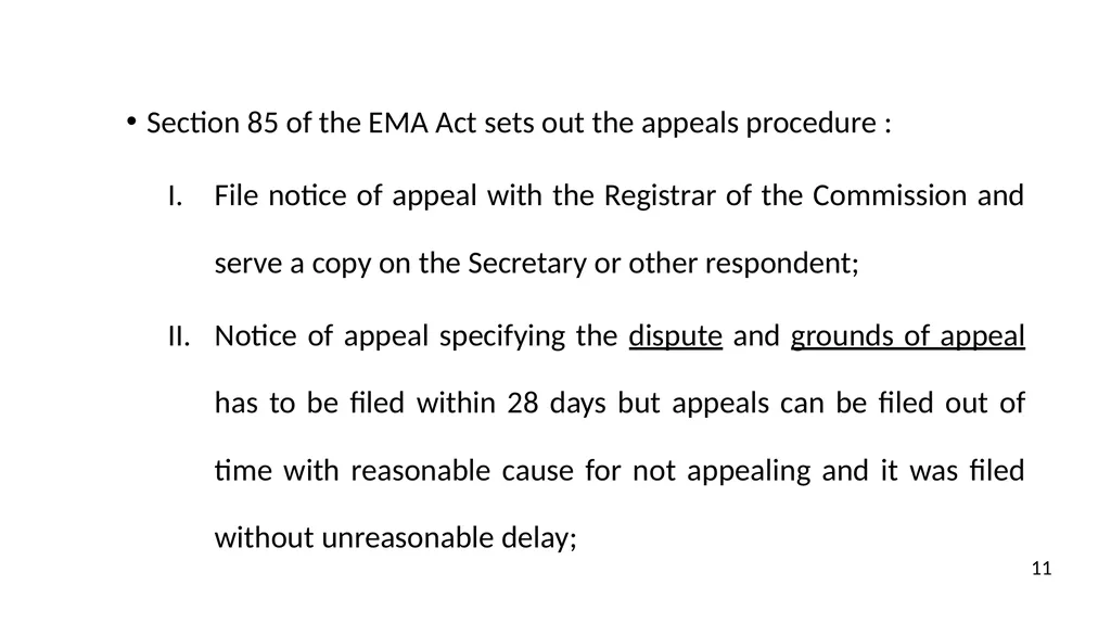 NOTICES OF APPEALS & GROUNDS OF APPEALS IAN L. - slide 11 of 60