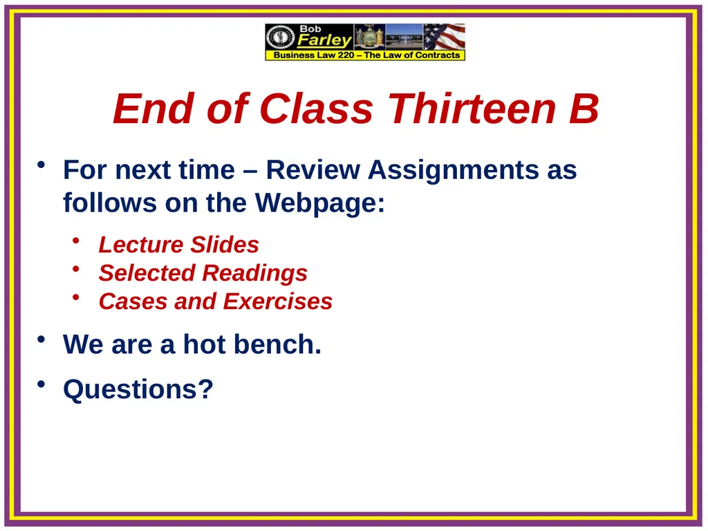 Slide Set Thirteen B: Payment Systems – Defenses - slide 12 of 12