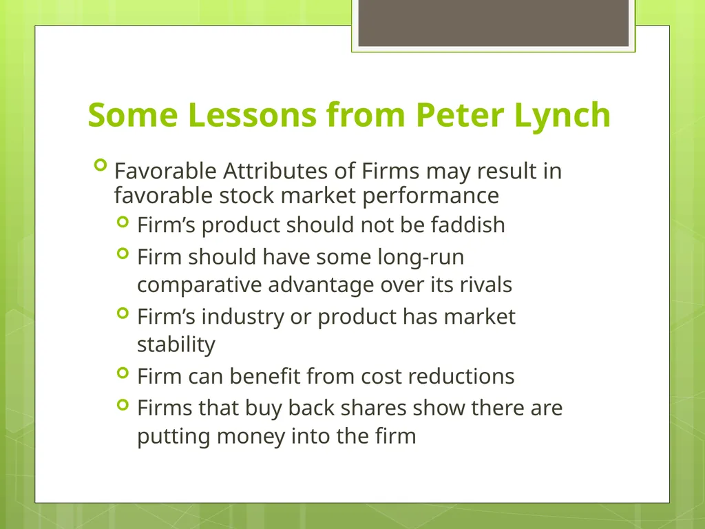 Company analysis and stock valuation ch14 Company - slide 18 of 18