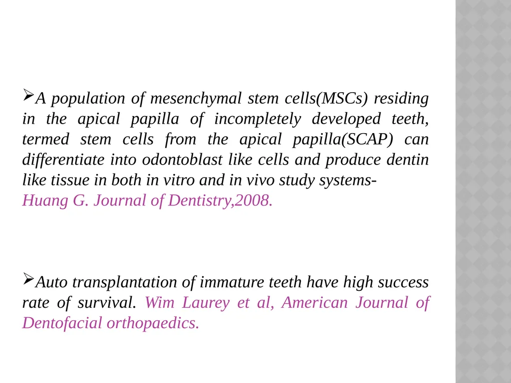 YOUNG PERMANENT TEETH Definition Permanent teeth - slide 8 of 30