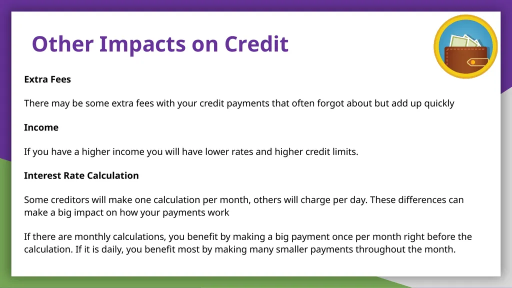 Credit- Using Borrowed Money Personal Finance Lab - slide 6 of 6