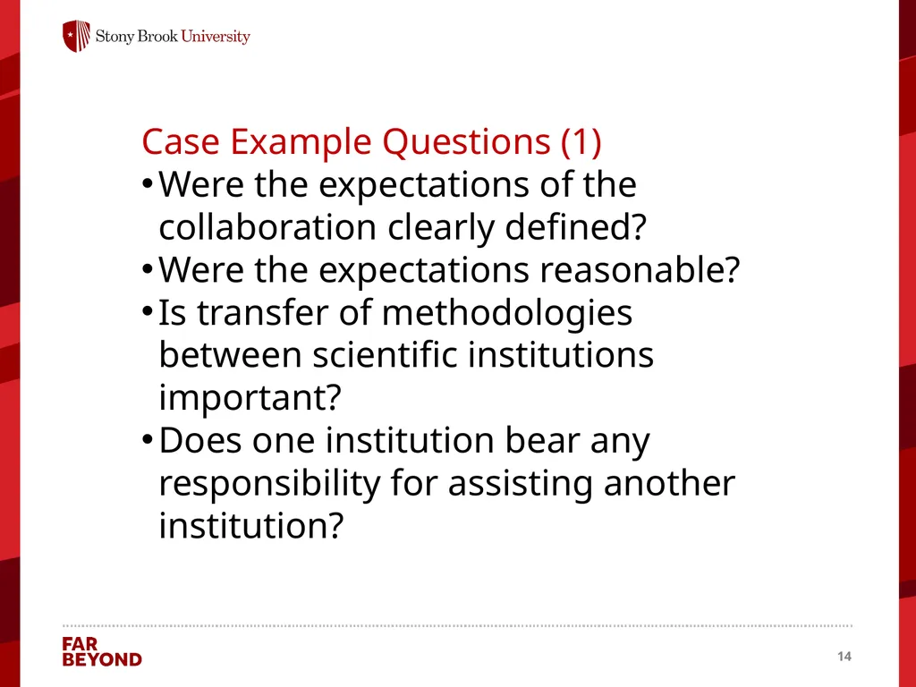 Collaboration Information for this module came - slide 14 of 22