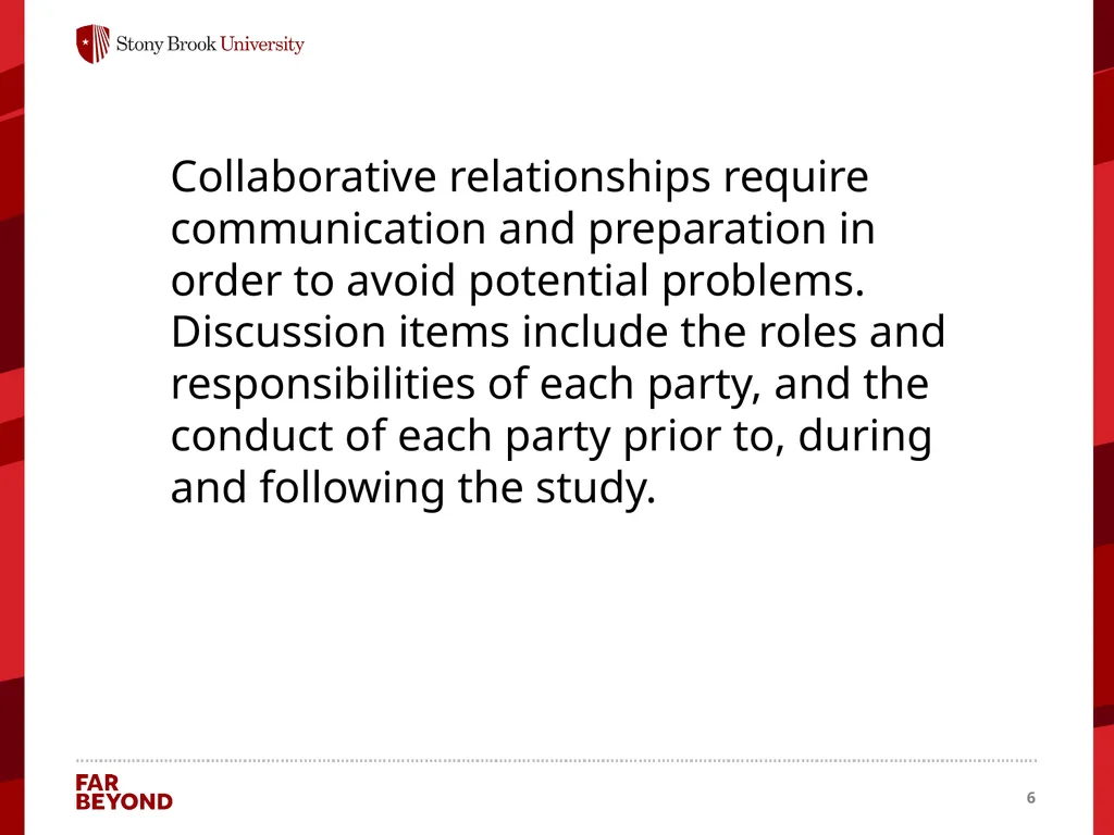 Collaboration Information for this module came - slide 6 of 22