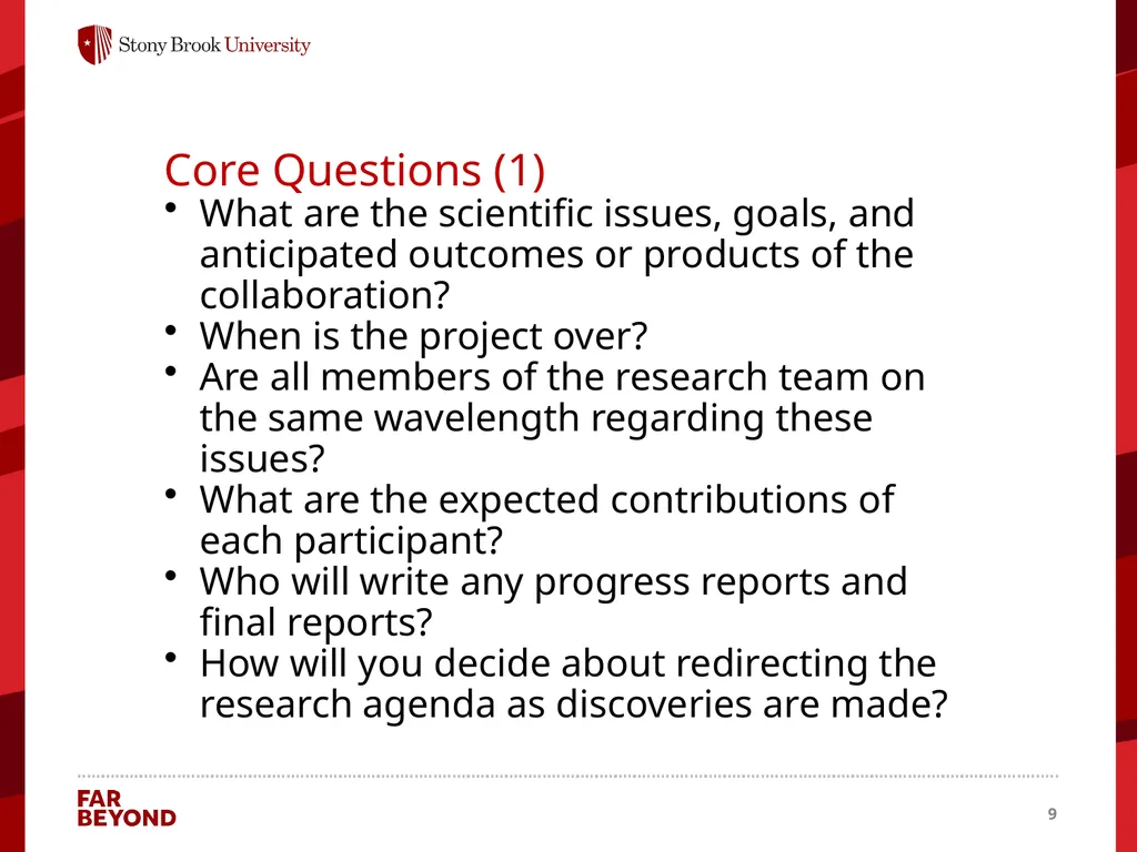 Collaboration Information for this module came - slide 9 of 22