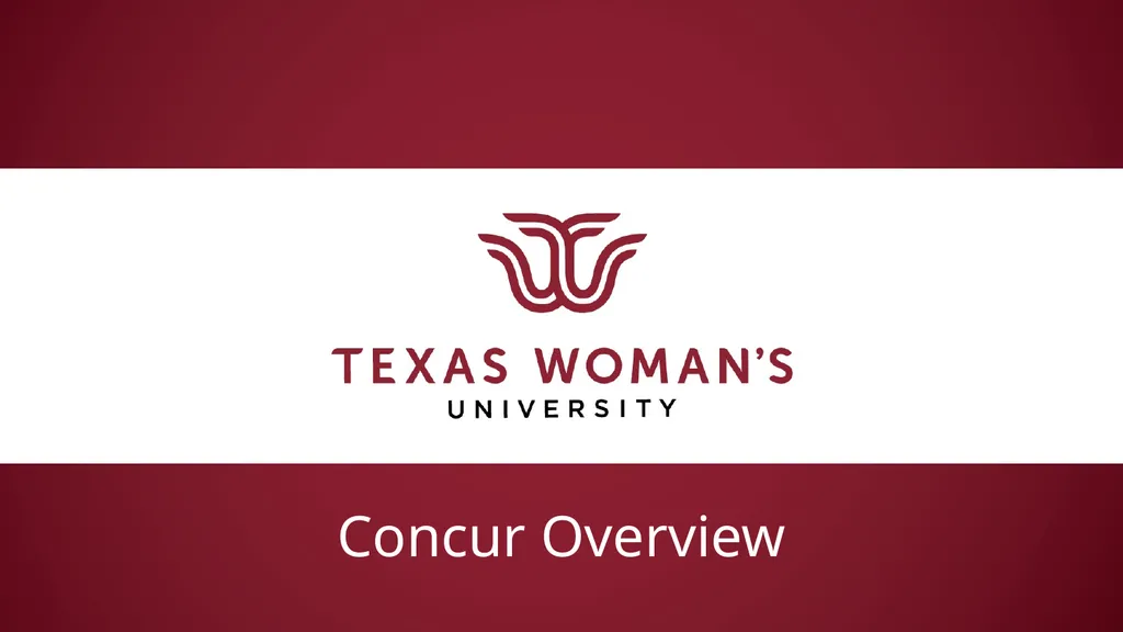 Concur Overview Overview What is Concur? Travel