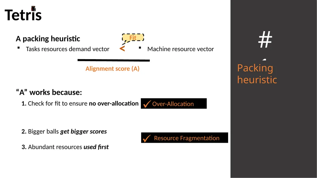 Multi-Resource Packing for Cluster Schedulers - slide 11 of 38