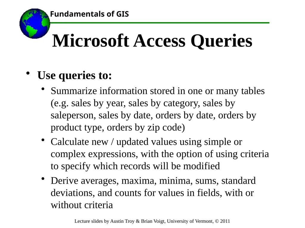 Lecture 3 Part 1.Important Database Concepts Part - slide 57 of 68