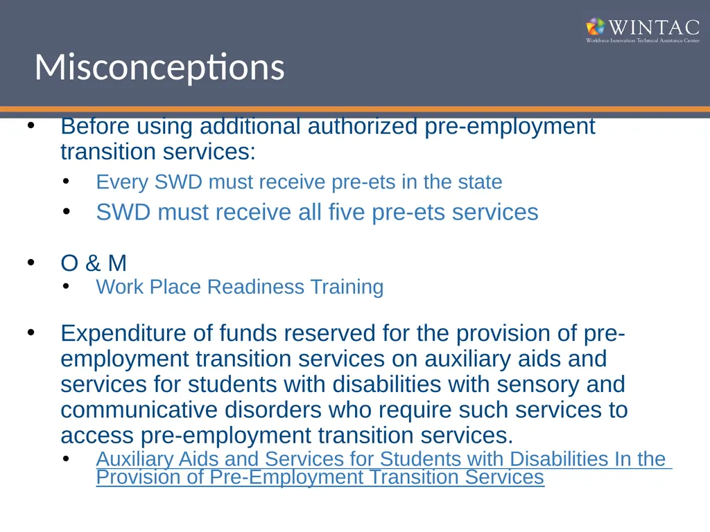 Pre-Employment Transition Services “Where Do We Go - slide 5 of 30